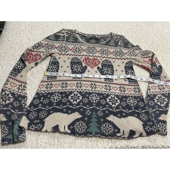 Gaze USA Holiday Christmas Lightweight Knit Top Womens Size XS Gloves T40809 - Picture 9 of 10